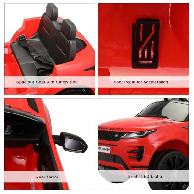 Red 2 Seats Officially Licensed Land Rover DK-RRE99 Kids Ride-on