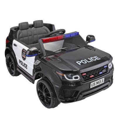 Kids Electric Ride On Police Car with Lights and Sirens