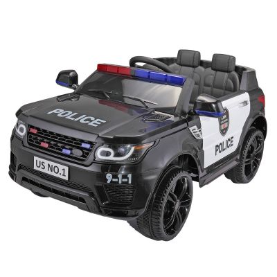 Kids Electric Ride On Police Car with Lights and Sirens