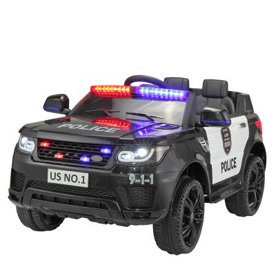 Kids Electric Ride On Police Car with Lights and Sirens