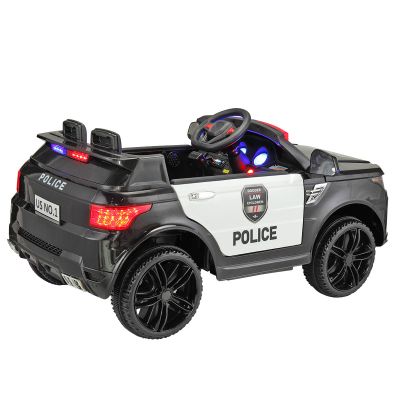 Kids Electric Ride On Police Car with Lights and Sirens