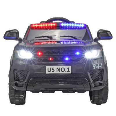 Kids Electric Ride On Police Car with Lights and Sirens