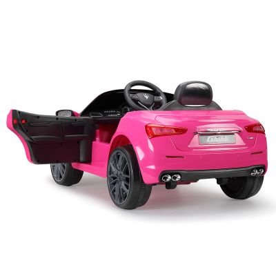 Maserati Ghibli Licensed 12V Ride on Truck Car with Remote Control-Pink