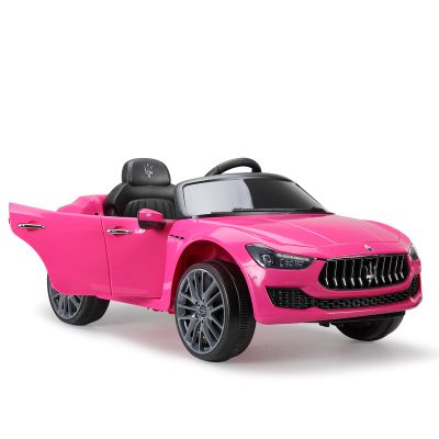 Maserati Ghibli Licensed 12V Ride on Truck Car with Remote Control-Pink