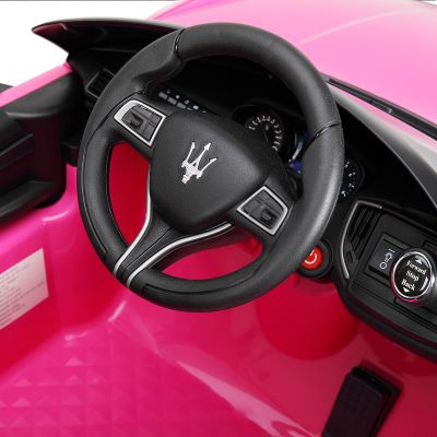 Maserati Ghibli Licensed 12V Ride on Truck Car with Remote Control-Pink