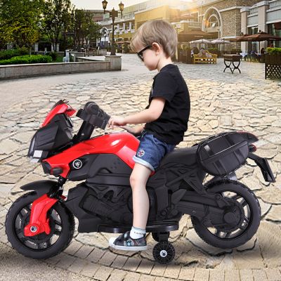 6V Kids Ride on Motorcycle with Auxiliary Wheels