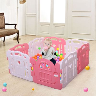 Hexagon Baby Girl Pink Playpen