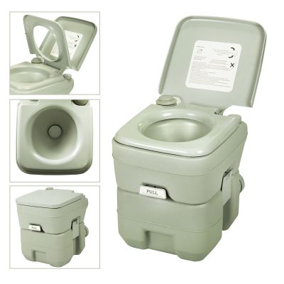 Portable Travel Cassette Toilet 5 Gallon Camping Potty