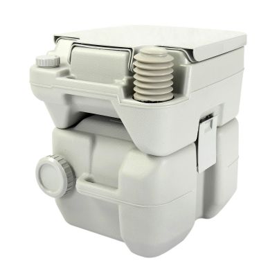 Plastic Portable Camping Flushing Toilet Loo