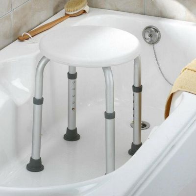 Height Adjustable Shower Stool Bath Stool