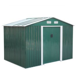 6 x 9 ft Ventilation Storage Organization Shed Buildings for Backyard-Green