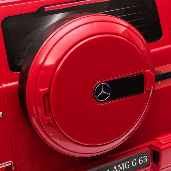 Red 12V Electric Mercedes-Benz G63 AMG Ride On RC