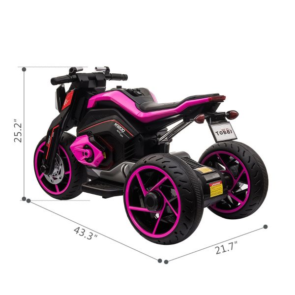 Tobbi 12V Kids Power Wheel Motorcycle Bike