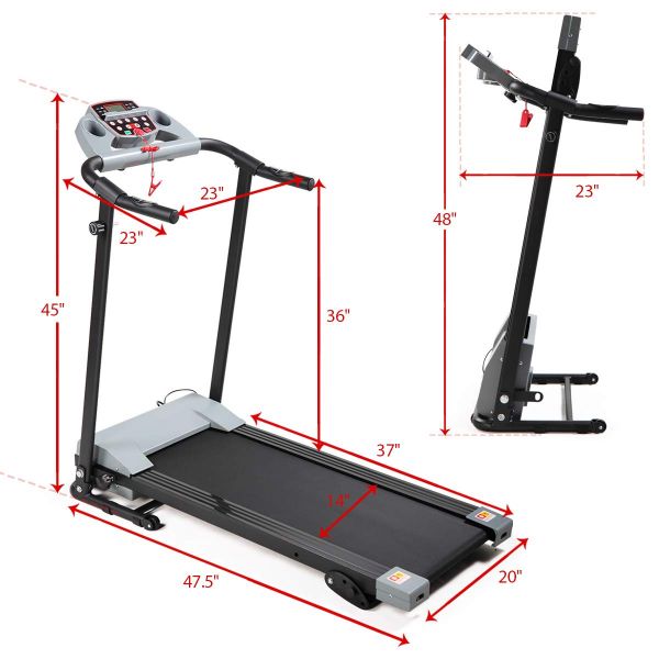 Jaxpety folding online treadmill 2.0
