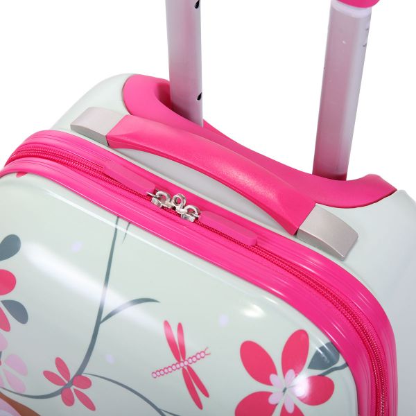 Jaxpety Owl Kids Travel Hard Shell Suitcase Set W/Backpack