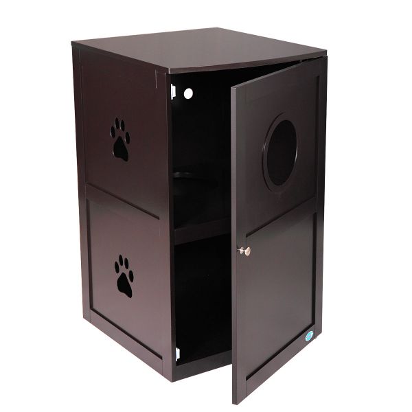 Stackable Double Cat Sitting in Litter Box Jaxpety