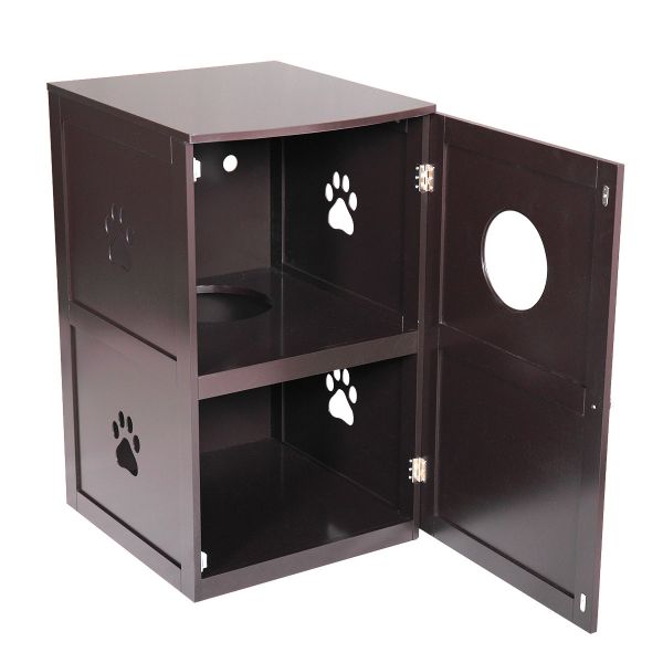 Double cat litter box hotsell