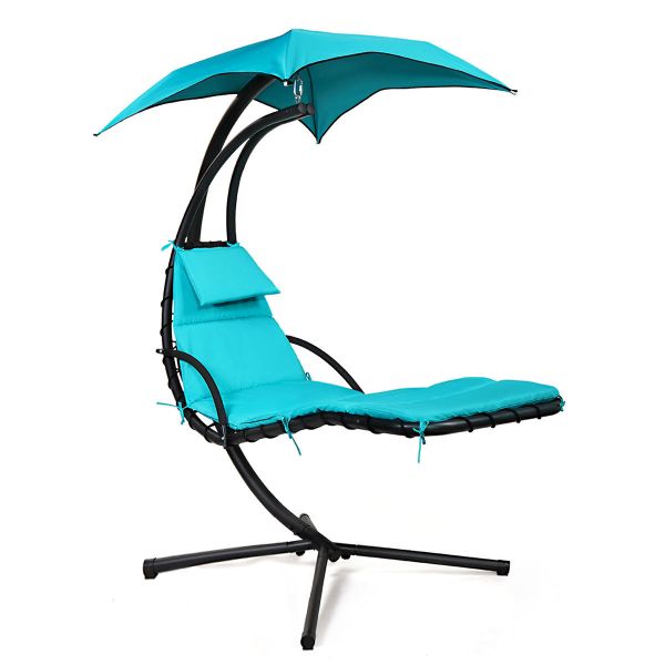 Arc Hanging Chaise Swing Cushion Chair