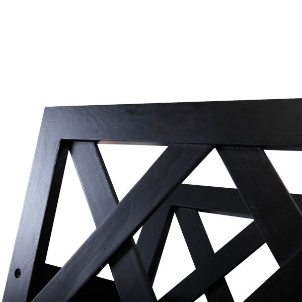 Wood Side-Table & Floor Magazine Rack