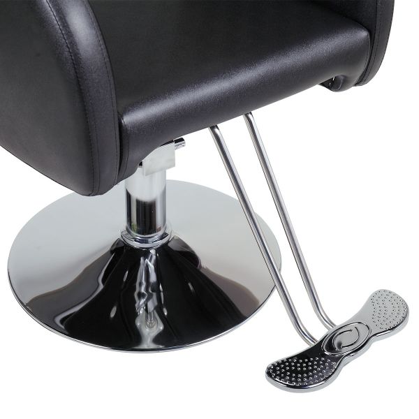 Hydraulic Tufted Salon Styling Chair W/Crystal-deco