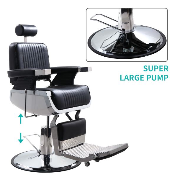 Classic Hydraulic Reclining Vintage Barber Chair
