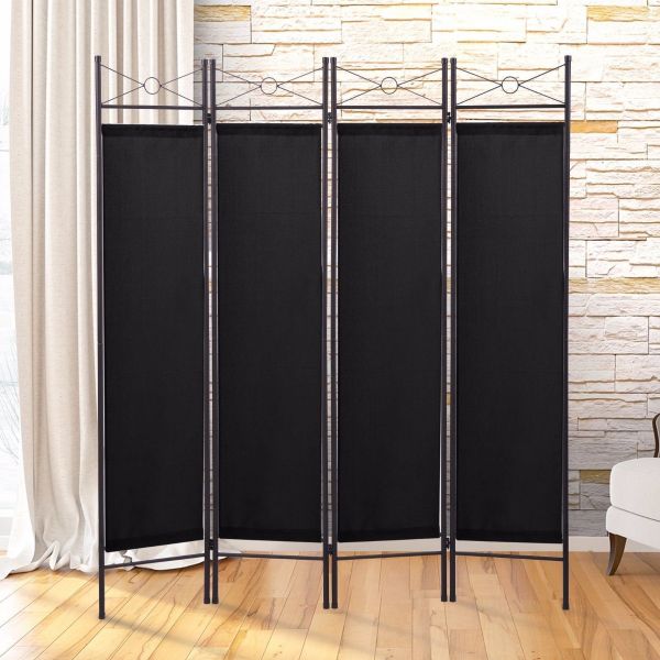 4 Panel Folding Accordion Room Divider Separator
