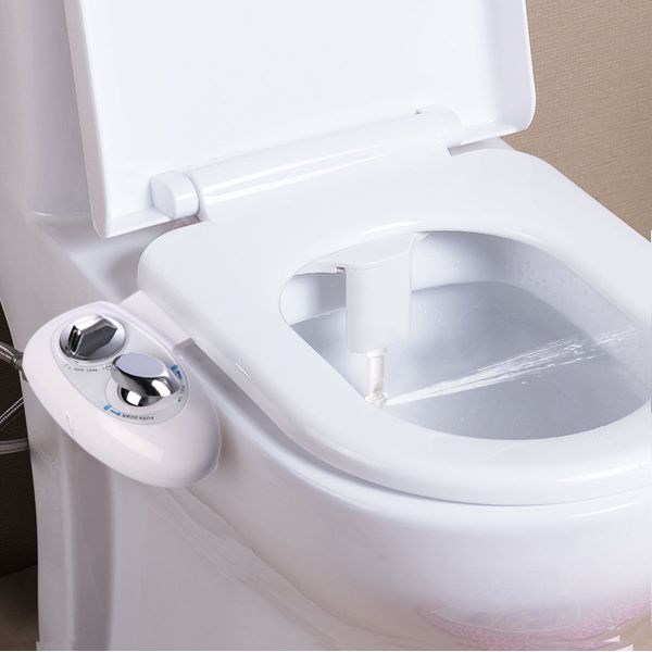 Non-electric Bidet Attachment for Existing Toilet