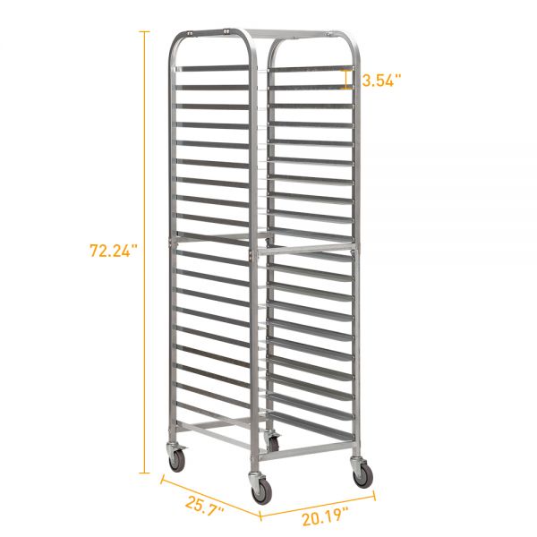 GRIDMANN Commercial Bun Pan Bakery Rack - 20 Sheet