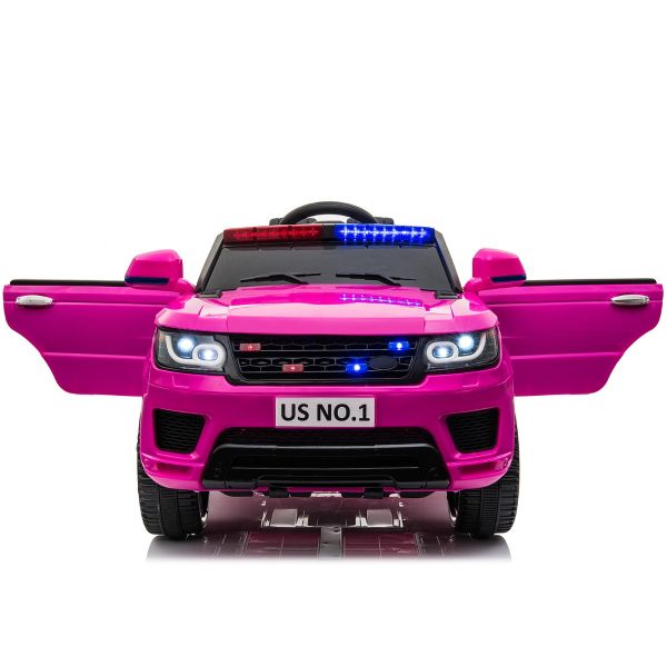 Pink police hot sale car toy