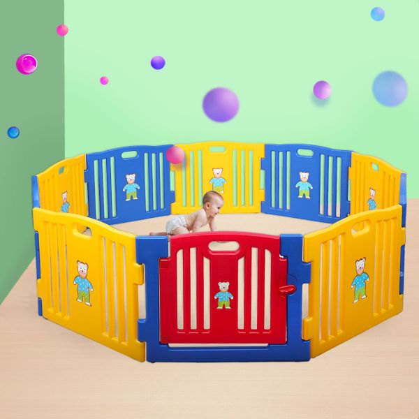 Extra Large 10 Panel Child Playpen Play Area