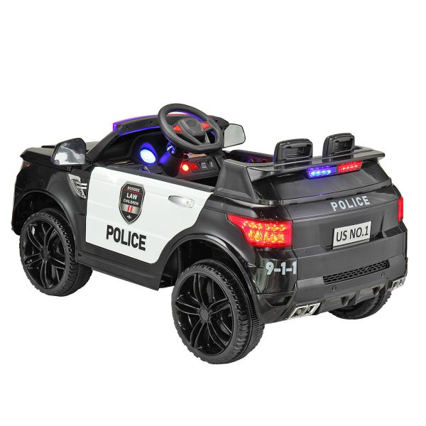 Kids Electric Ride On Police Car with Lights and Sirens