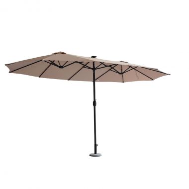 Waterproof 15ft Giant Led Lighted Patio Umbrella