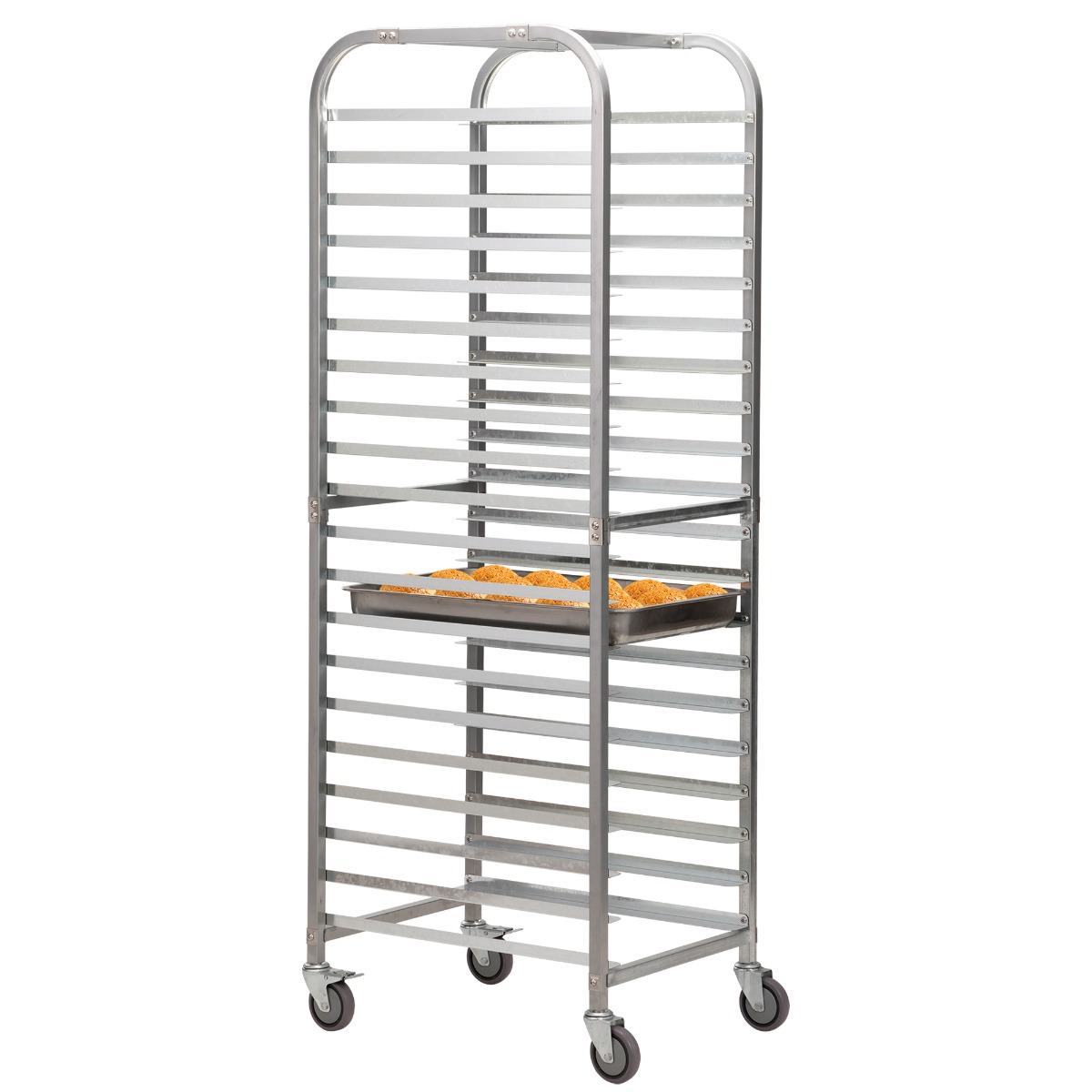 Bun Pan Rack 20-Tier Commercial Bakery Racks with Brake Wheels26 in. L